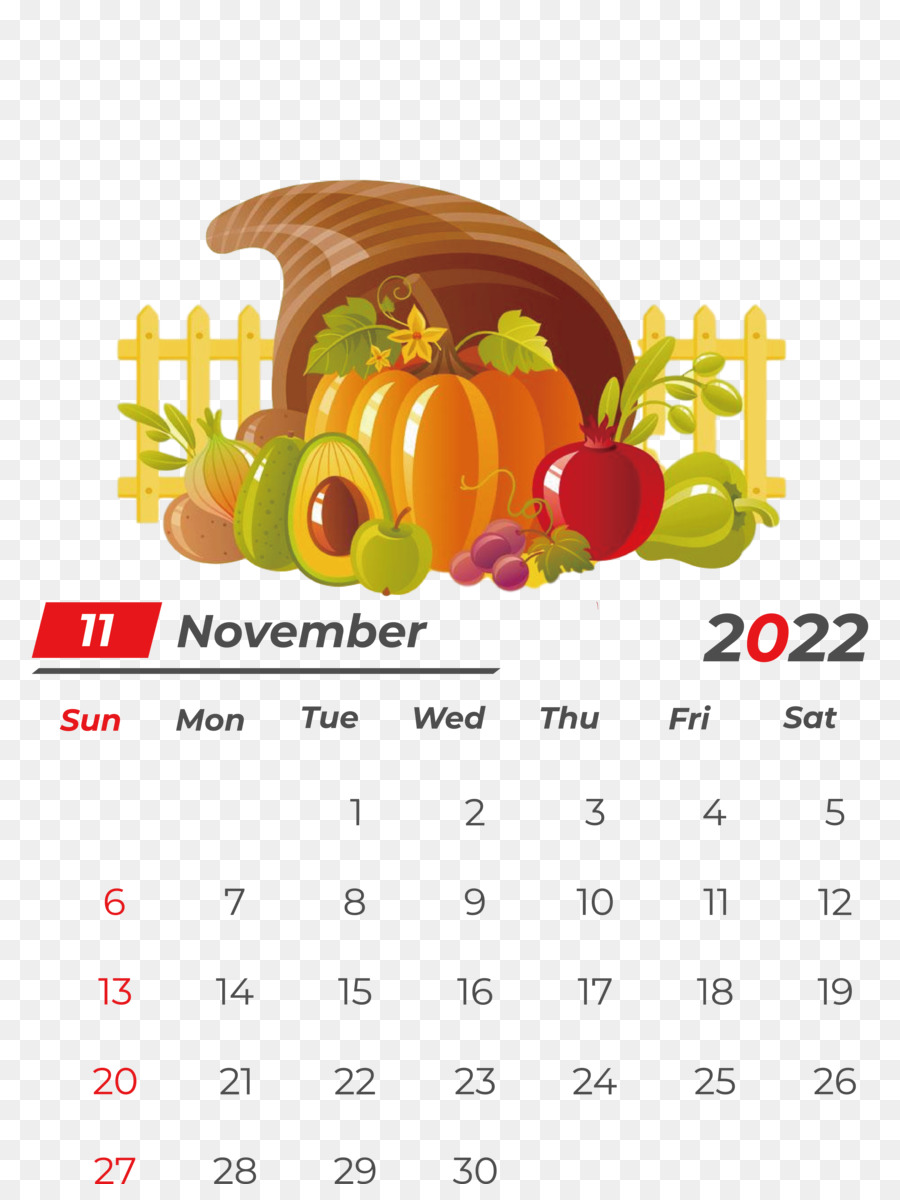 Calendário De Novembro，Novembro PNG