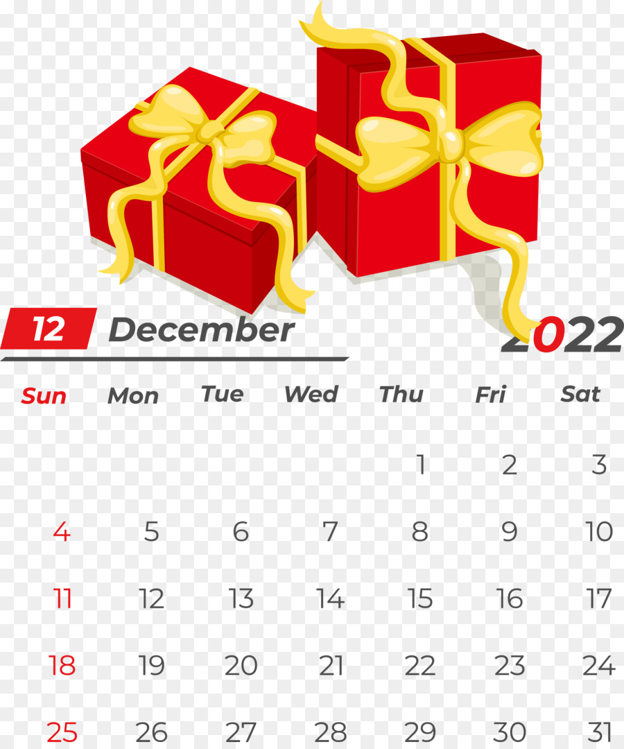 Calendário，Dezembro PNG