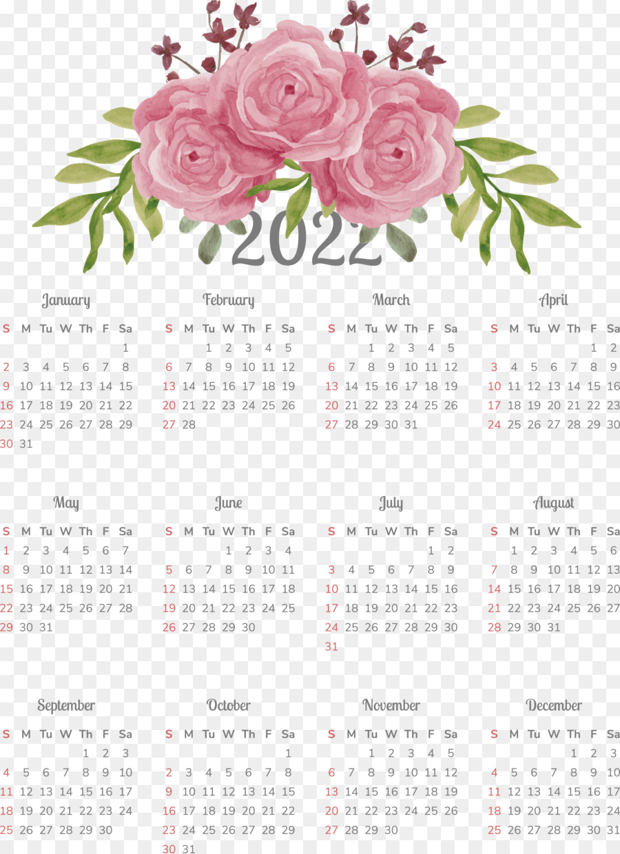 Calendário 2022，Datas PNG