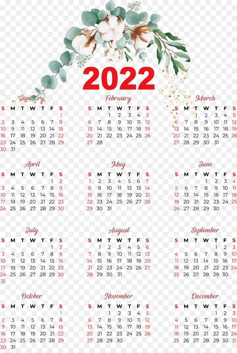Calendário，Ano PNG