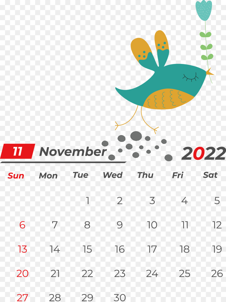 Calendário De Novembro，Novembro PNG