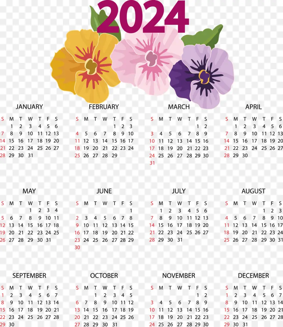 Calendário，Calendário Anual PNG