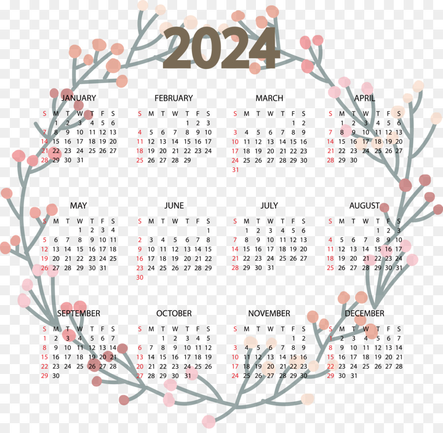 2023 Ano Novo，Calendário PNG