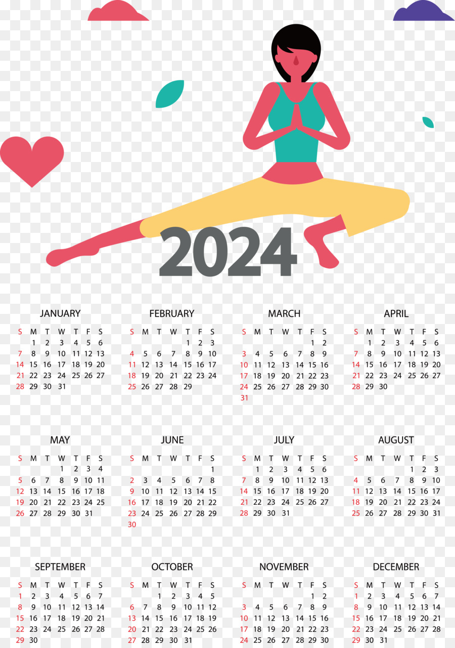 Calendário，2023 Ano Novo PNG
