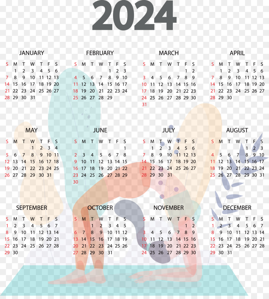 Calendário，2023 Ano Novo PNG