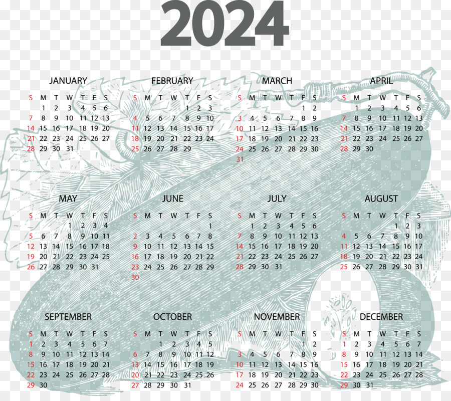 Calendário，Ano PNG