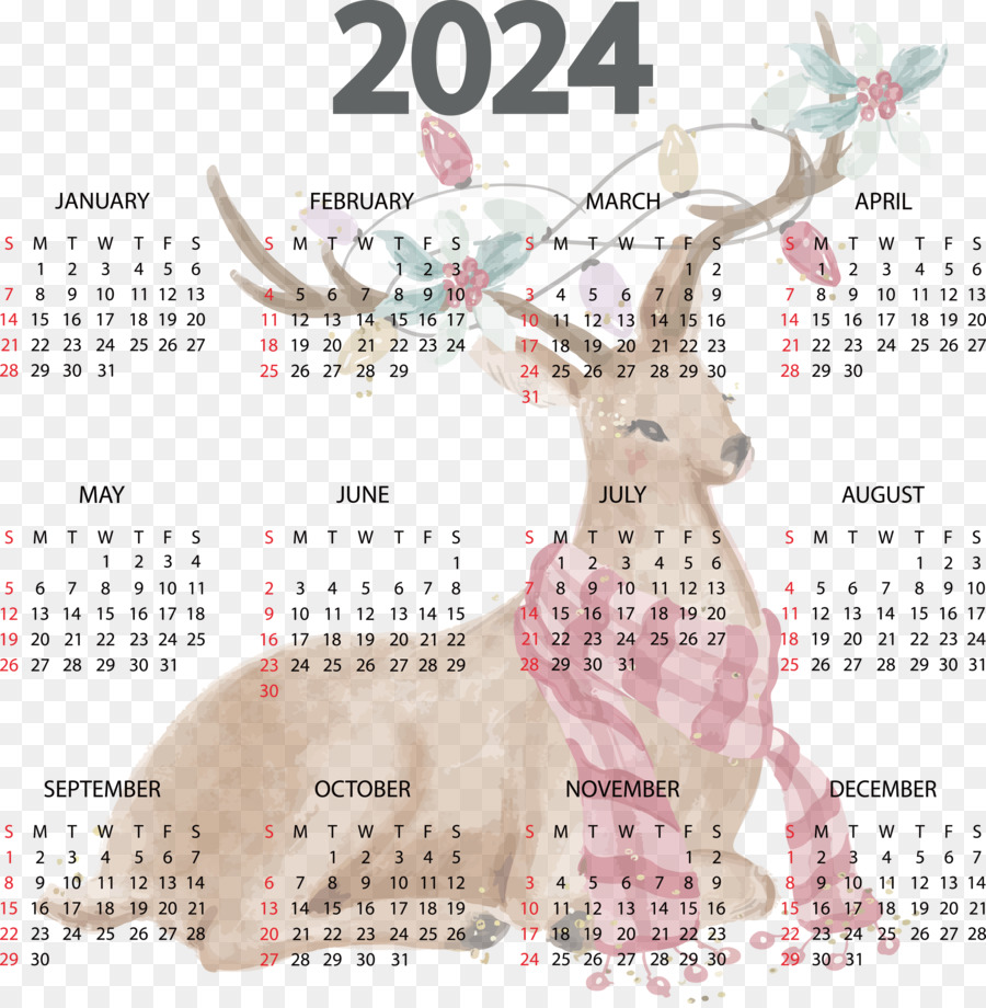 Calendário，2023 Ano Novo PNG