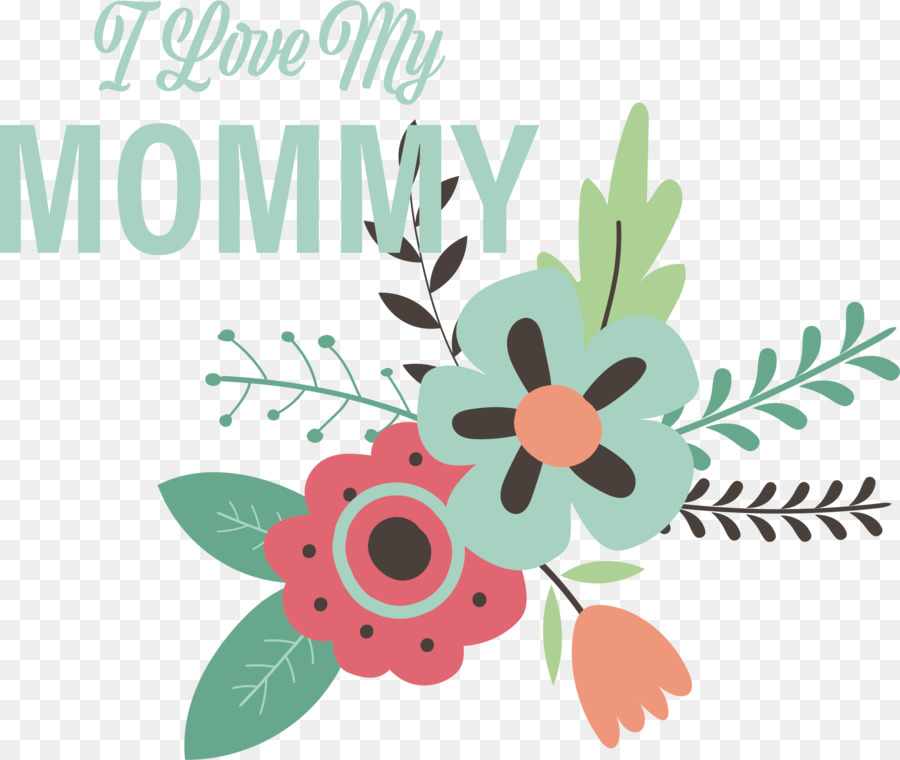 Eu Amo Minha Mamãe，Flores PNG