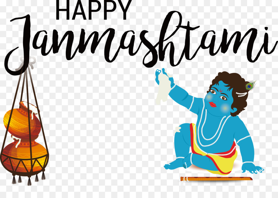 Krishna Janmashtami，Cartoon PNG