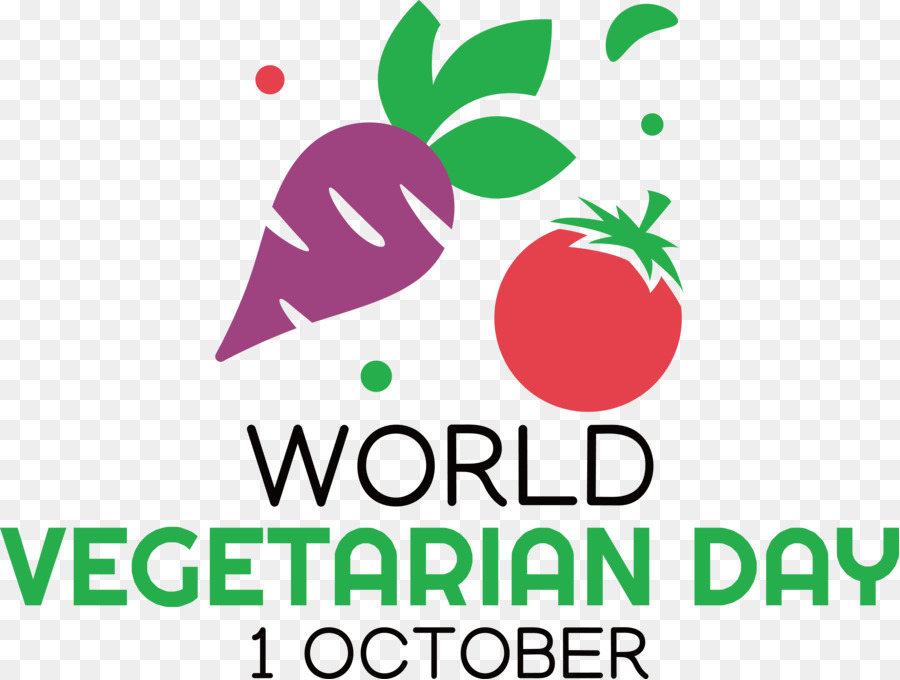 Dia Mundial Do Vegetariano，1º De Outubro PNG