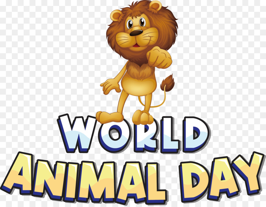 Desenho De Leão，Dia Mundial Dos Animais PNG