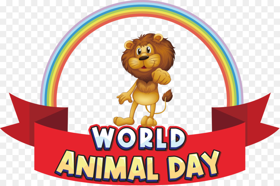 Desenho De Leão，Dia Mundial Dos Animais PNG