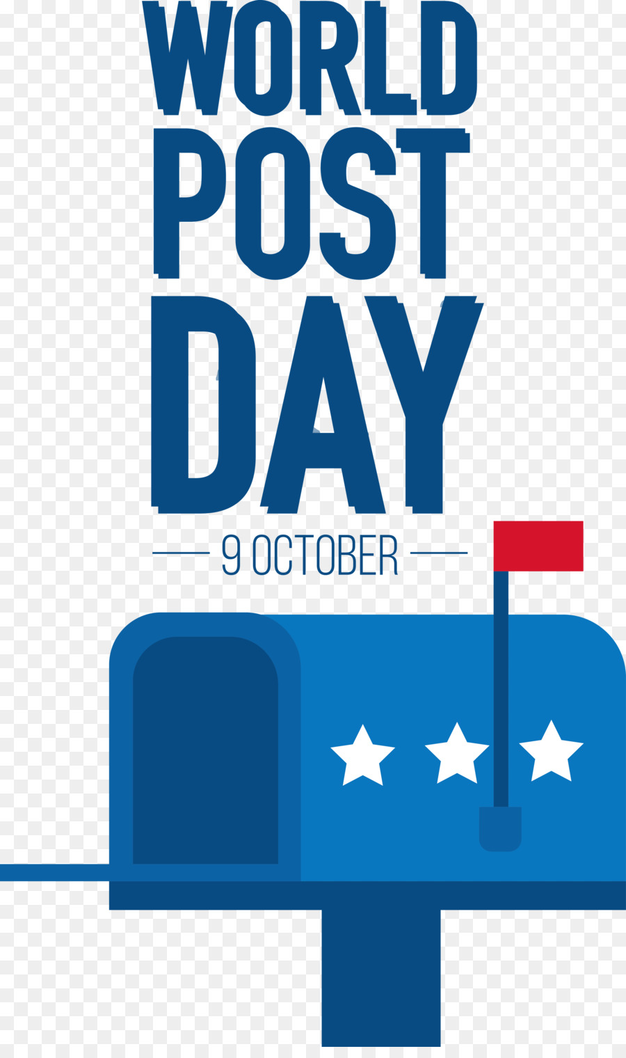 Dia Mundial Dos Correios，Poster Do Dia Do Post World PNG