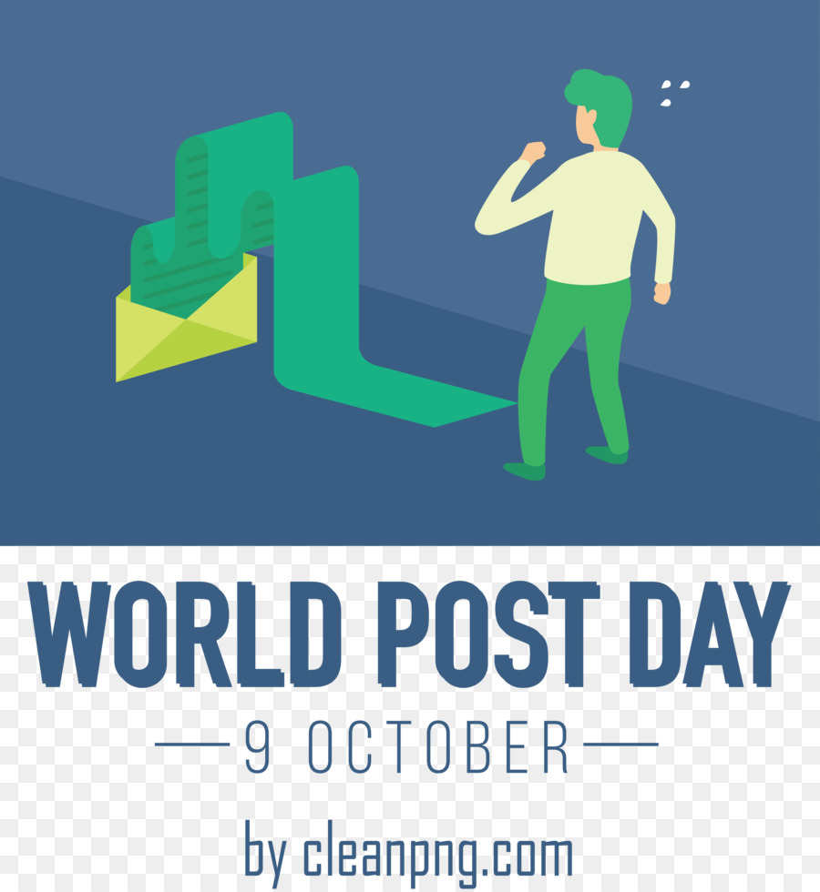 Dia Mundial Dos Correios，Post PNG