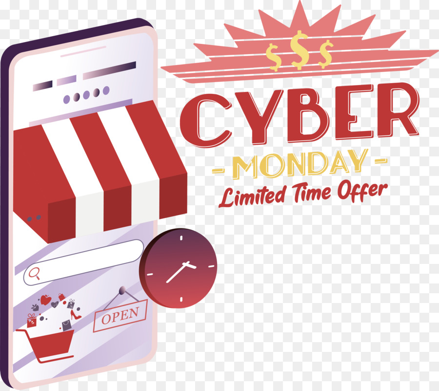 Cyber Segunda Feira，Oferta Por Tempo Limitado PNG