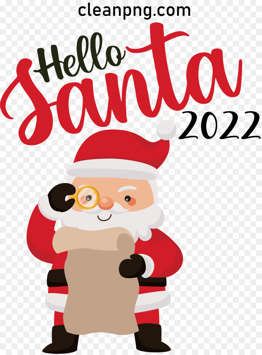 Papai Noel，Olá Santa PNG