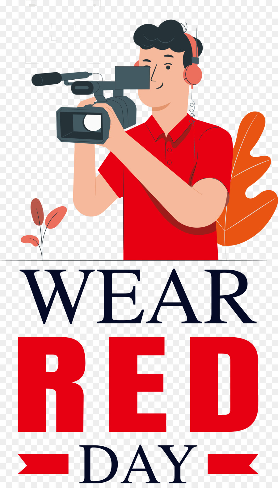 National Wear Red Day，Use Dia Vermelho PNG