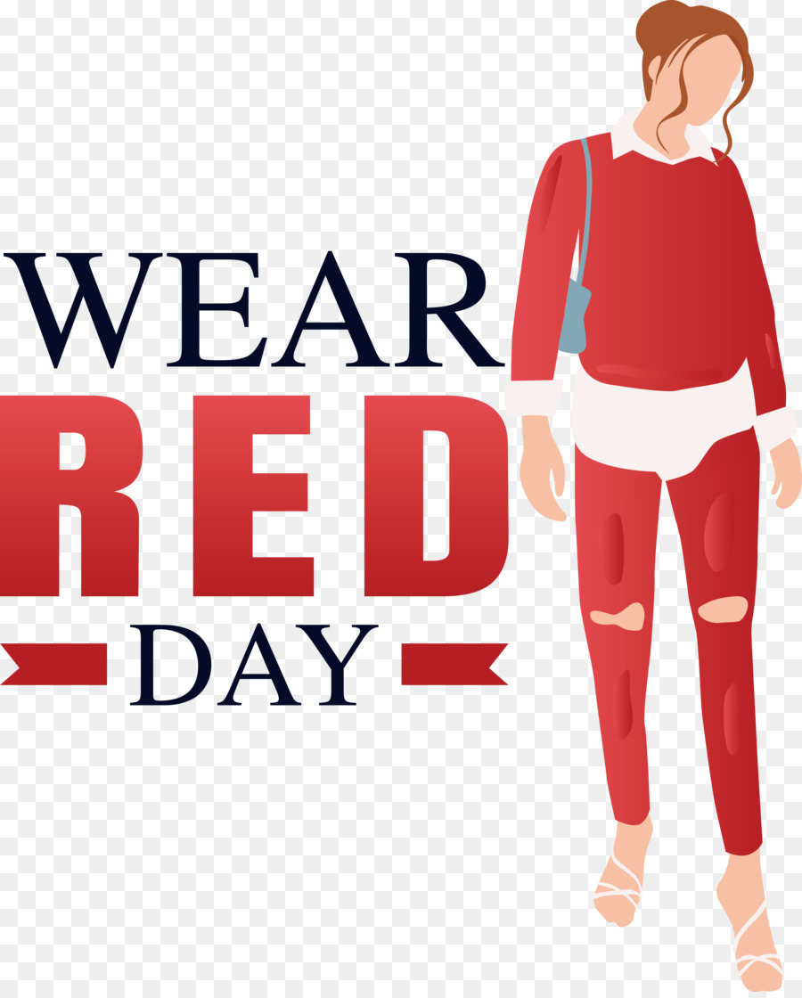 National Wear Red Day，Use Dia Vermelho PNG