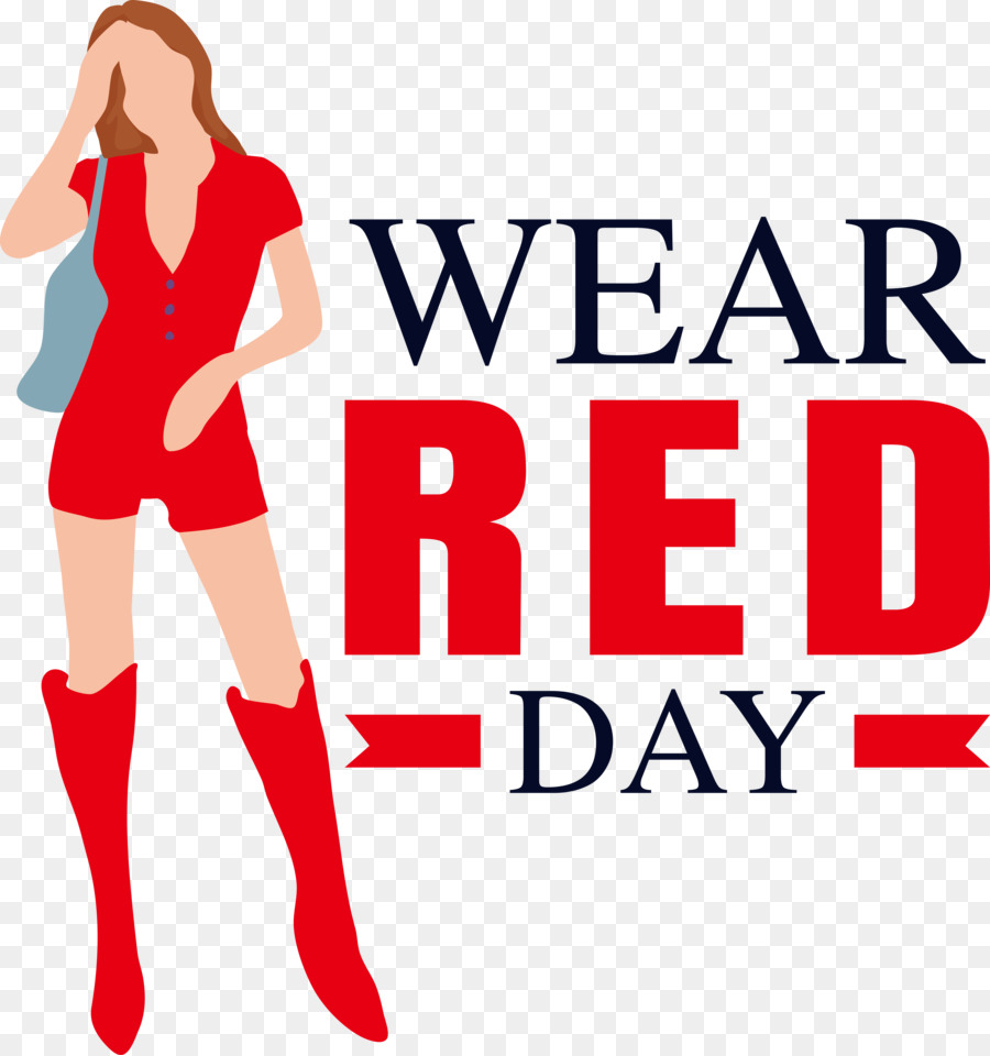 National Wear Red Day， PNG