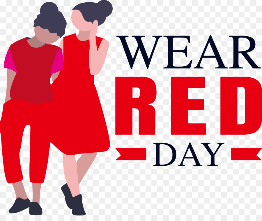 National Wear Red Day， PNG