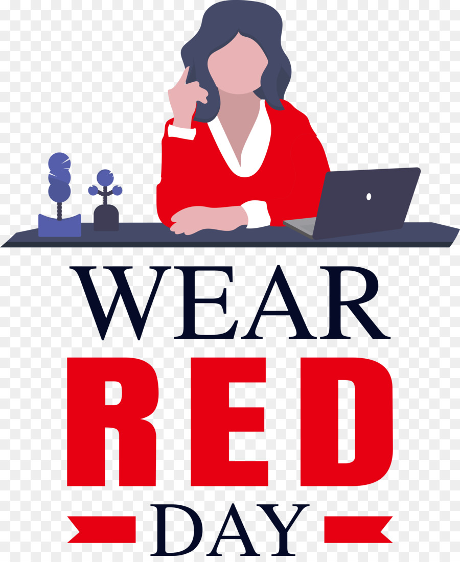 National Wear Red Day， PNG
