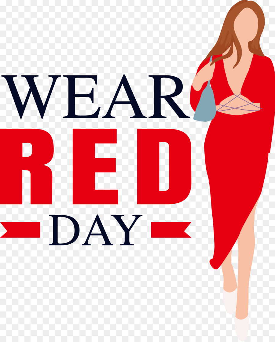 National Wear Red Day， PNG