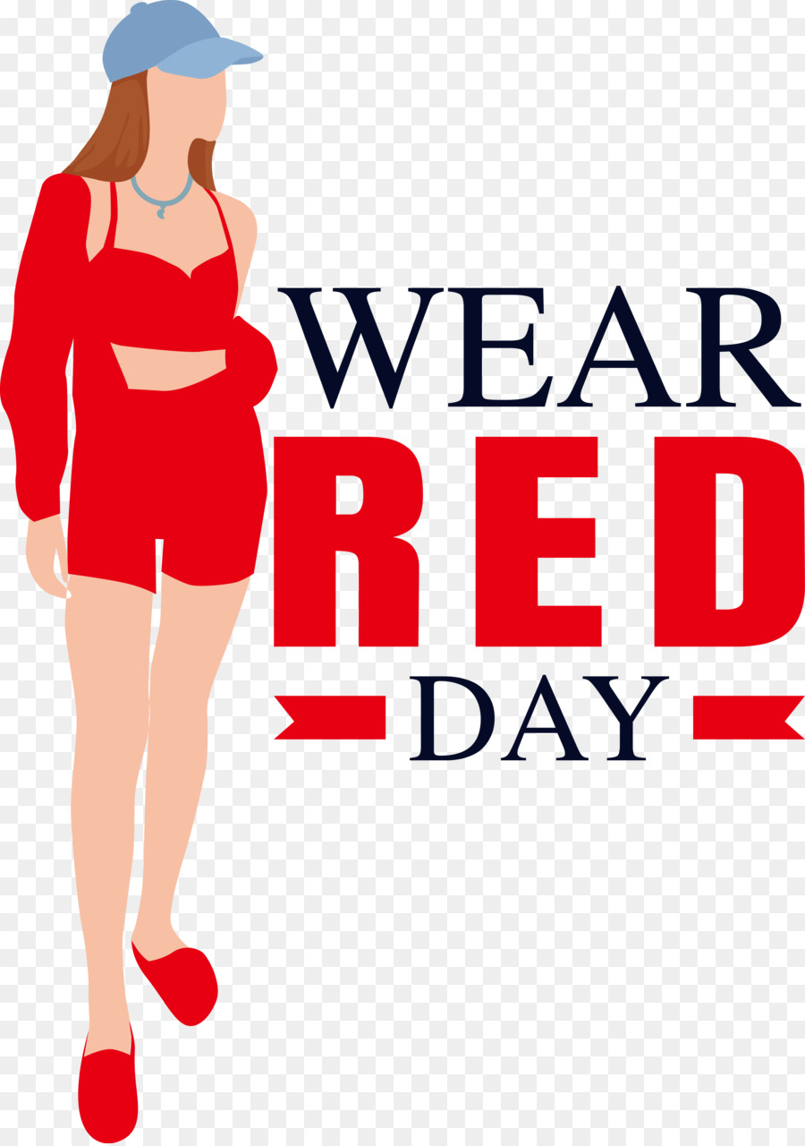 National Wear Red Day， PNG