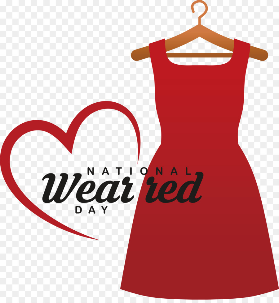 National Wear Red Day，Use Dia Vermelho PNG