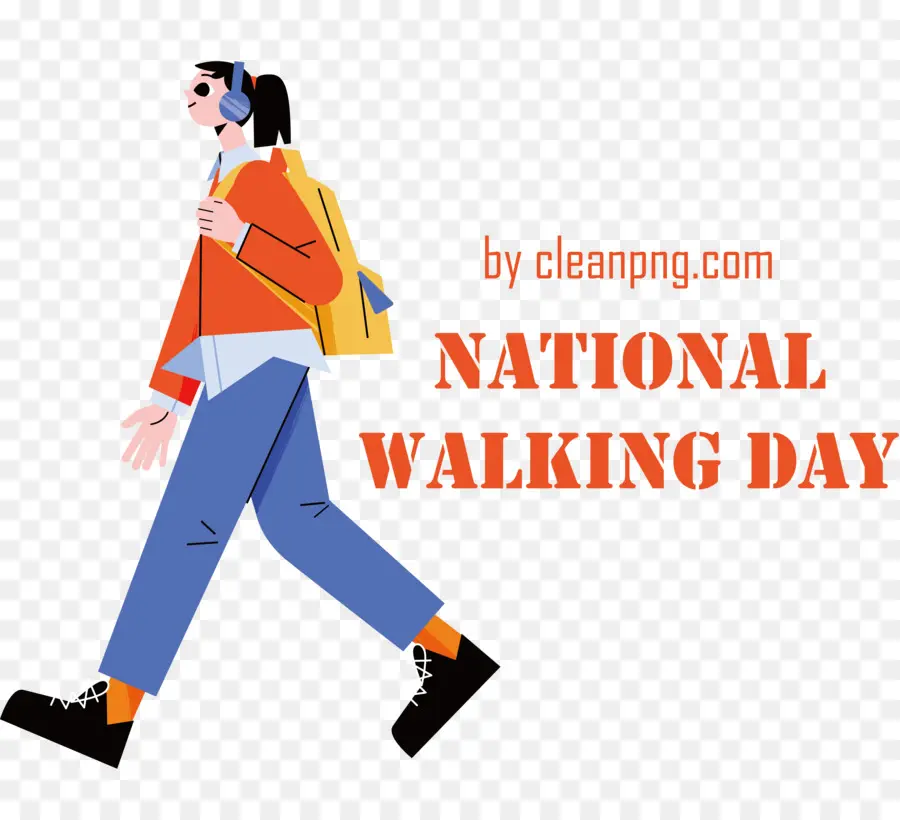 Dia Nacional Da Caminhada，Andando De Dia PNG