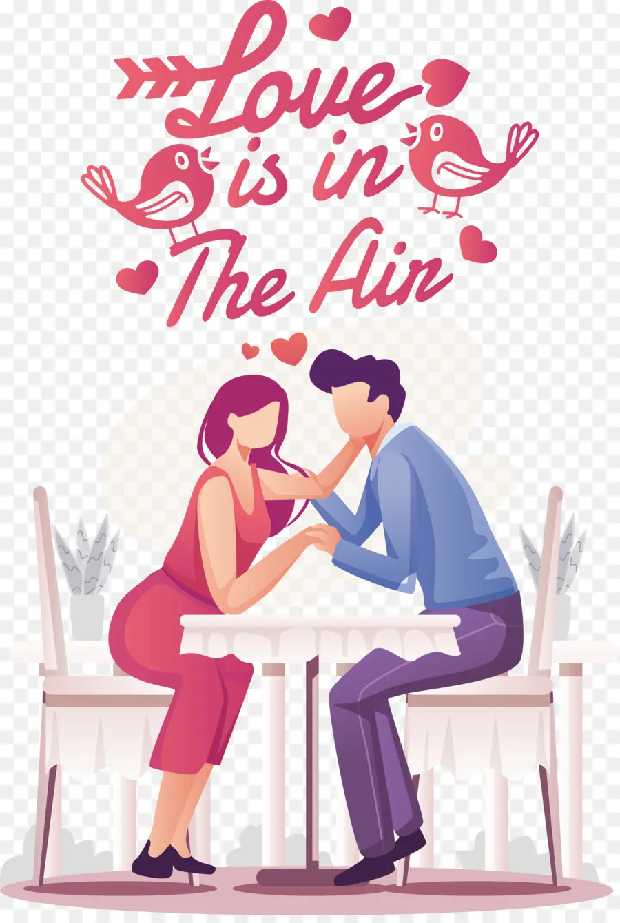 Dia Dos Namorados，O Amor Está No Ar PNG