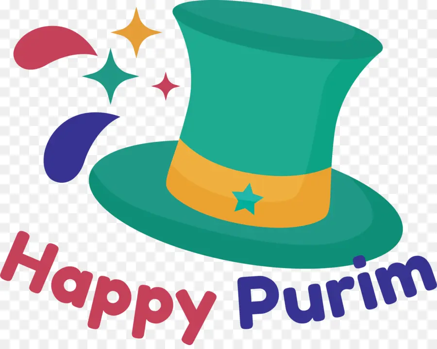 Feliz Dia Purim，Chapéu PNG