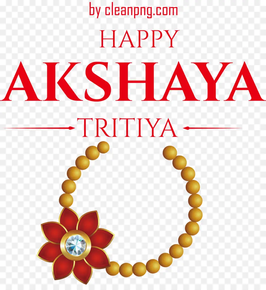 Feliz Akshaya Tritiya，Pulseira De Miçangas PNG