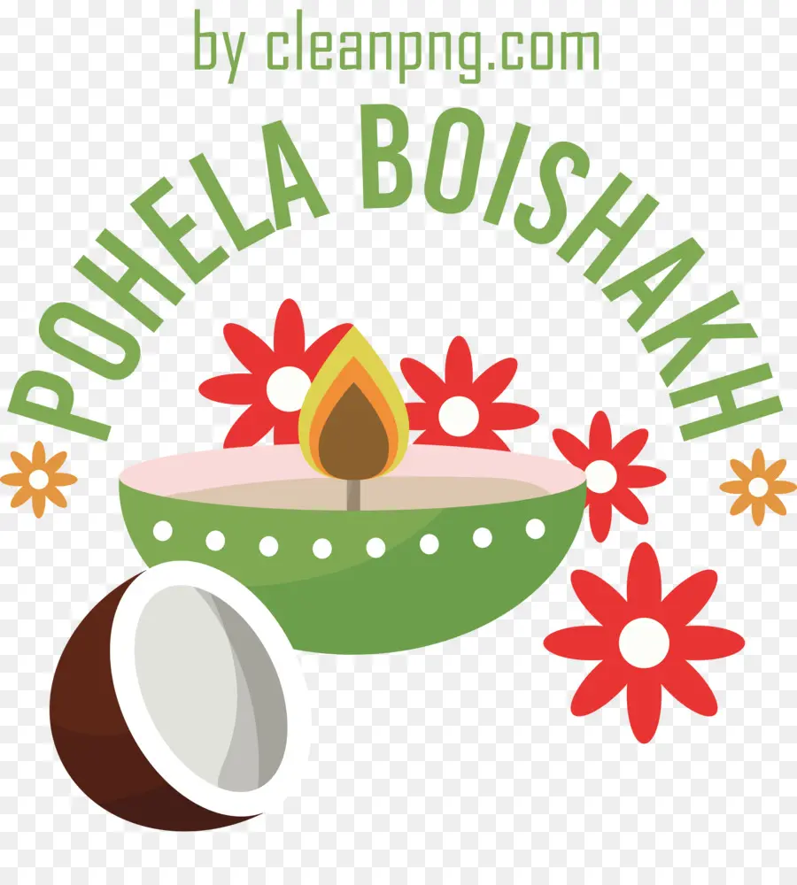 Pohela Boishakh，Lâmpada E Coco PNG