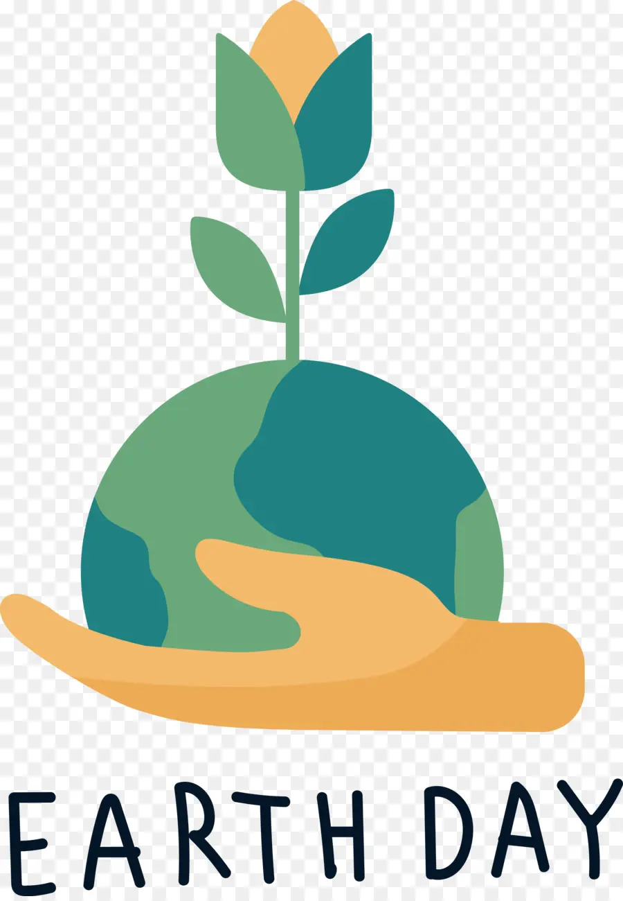 Dia Da Terra，Terra Com Planta PNG