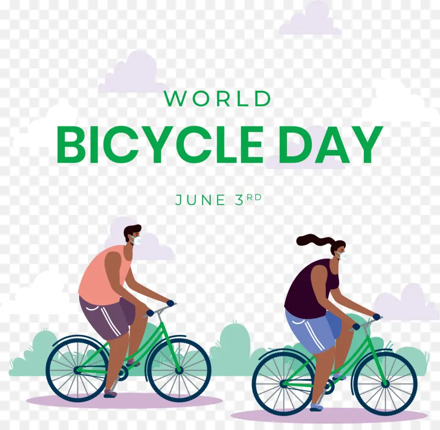 Dia Mundial Da Bicicleta，Bicicleta Dia PNG