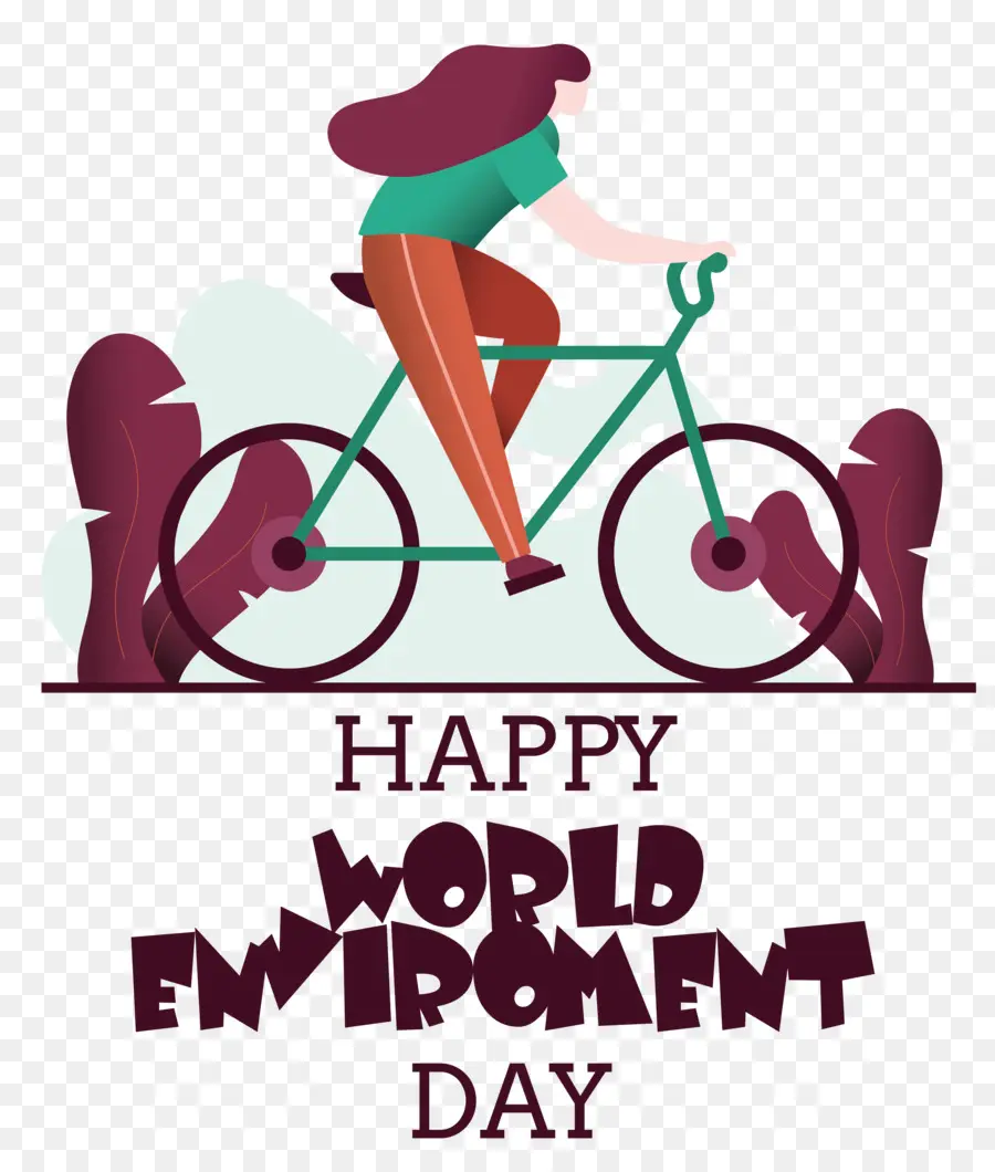 Dia Mundial Do Meio Ambiente，Bicicleta PNG