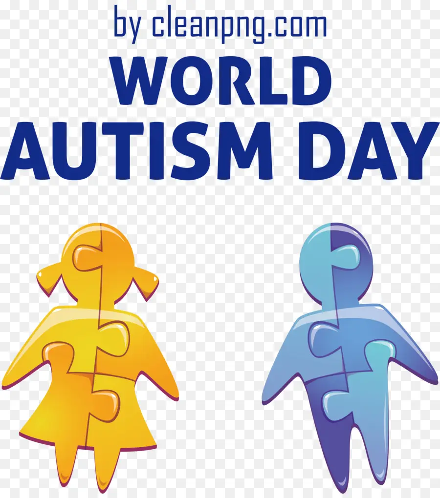 Dia De Conscientização Do Autismo，Dia Mundial Da Conscientização Do Autismo PNG