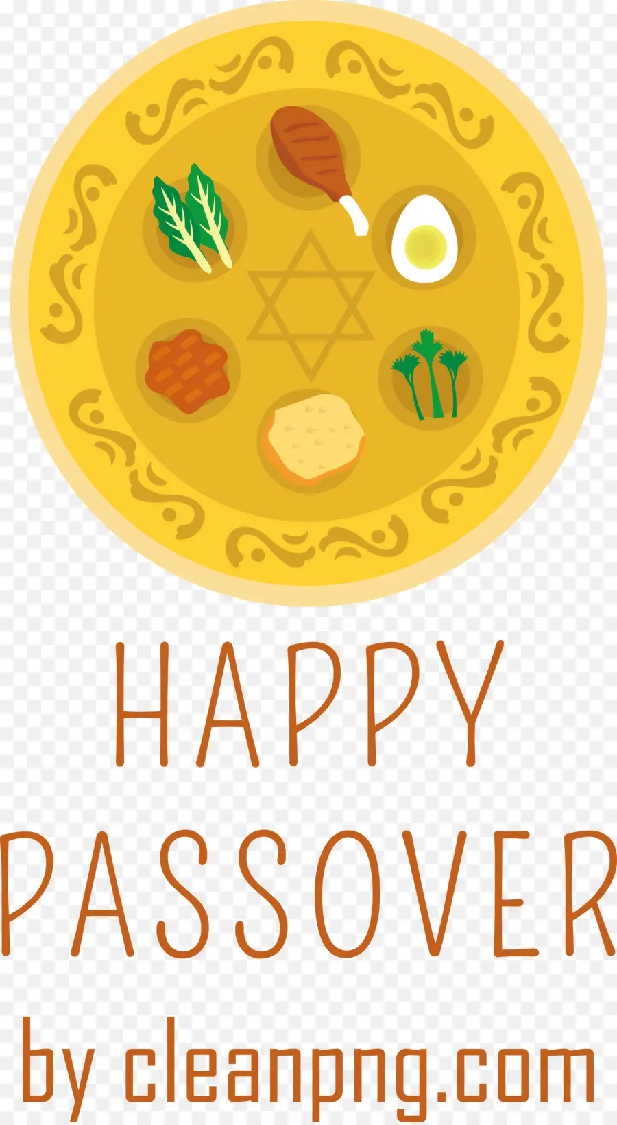 Páscoa，Prato Seder PNG