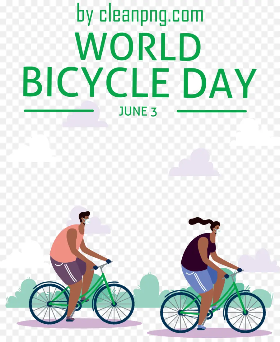 Dia Mundial Da Bicicleta，Dia Da Bicicleta Mundial PNG