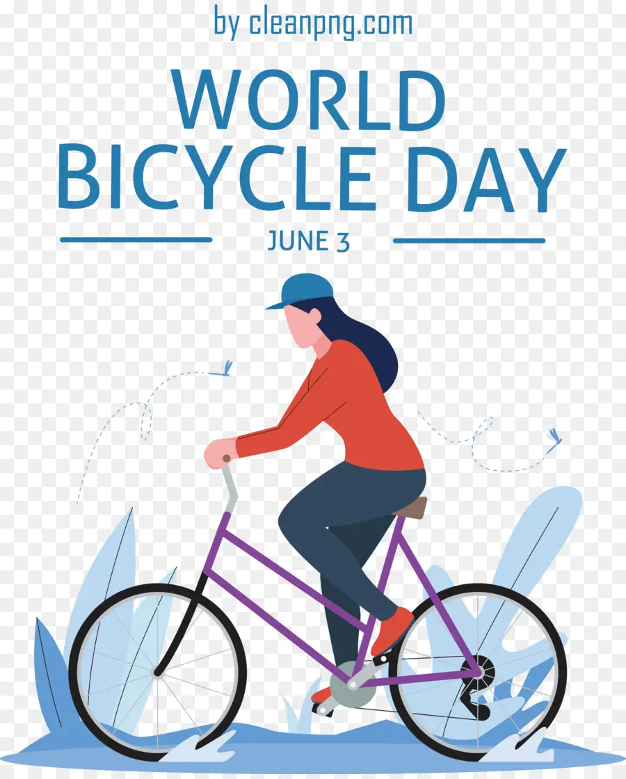 Dia Mundial Da Bicicleta，Dia Da Bicicleta Mundial PNG