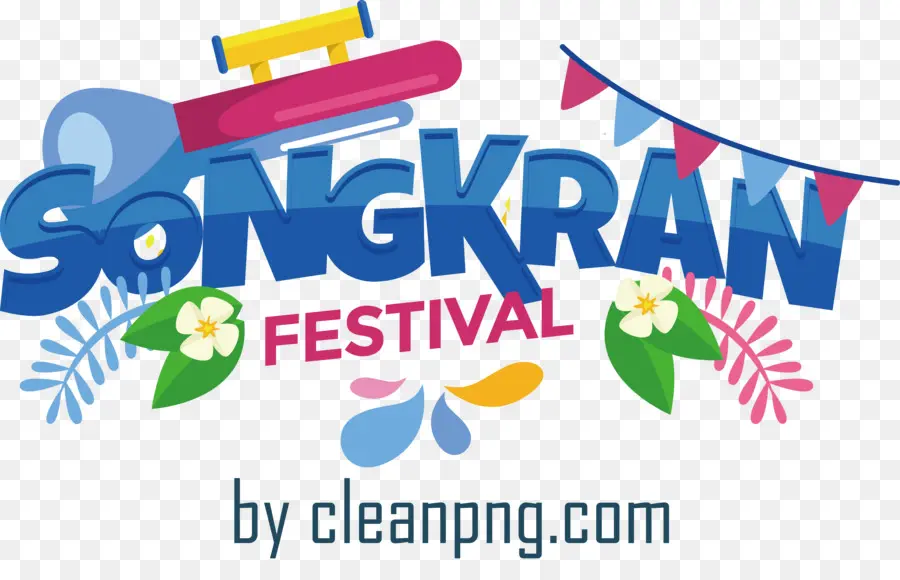 Festival Songkran，Festival De Respingos De água PNG