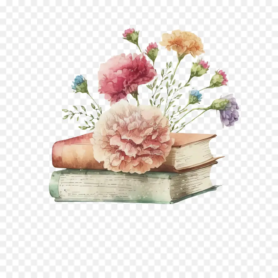 Cravos Em Aquarela，Bouquet De Cravos PNG