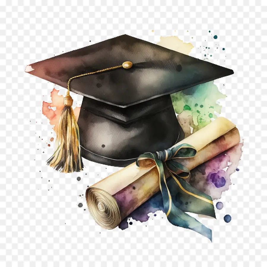 Graduação Pac，Diploma Enrolado PNG