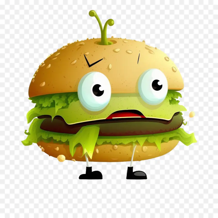 Burger De Desenhos Animados，Hambúrguer Vegetariano PNG