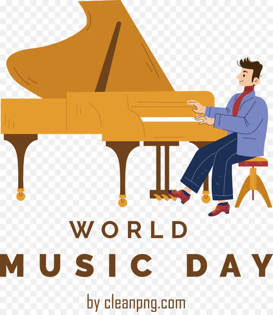 Dia Mundial Da Música，Piano PNG