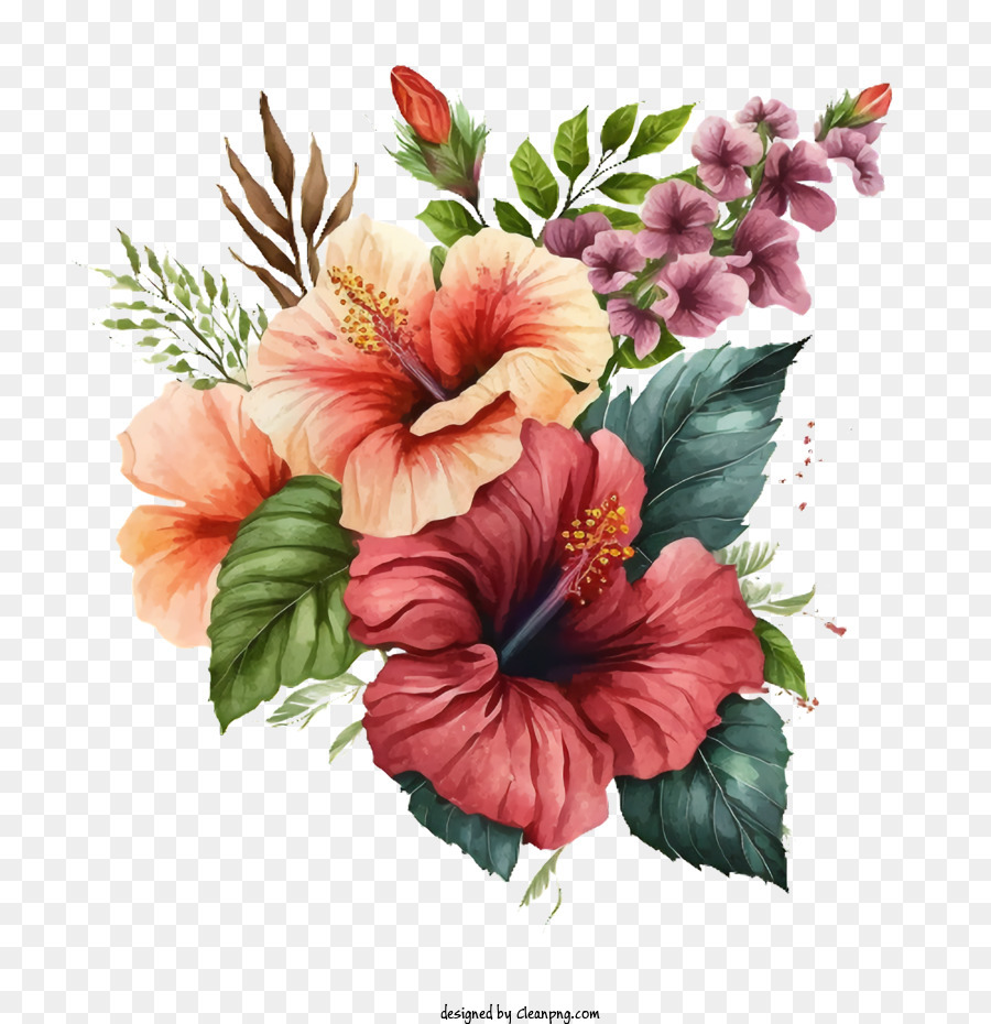 Flor Em Aquarela Hibicus PNG , Aquarela, Mão, Empate PNG Imagem para  download gratuito