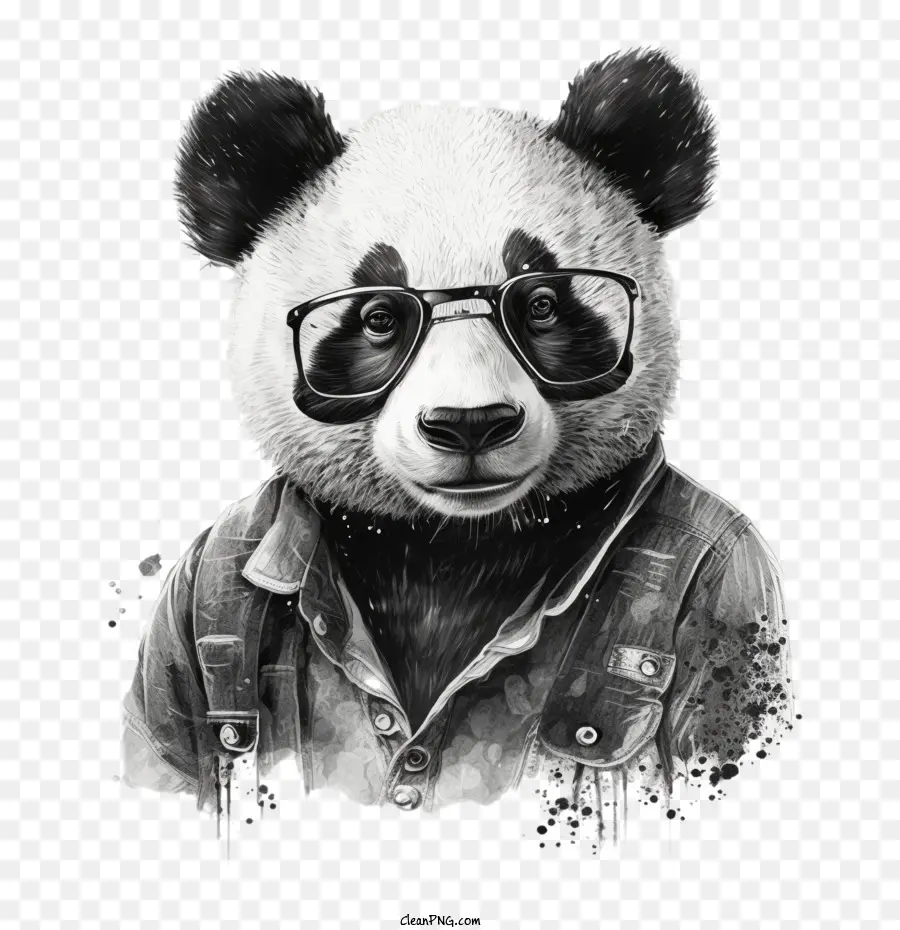 Cool Panda，Panda Realista PNG