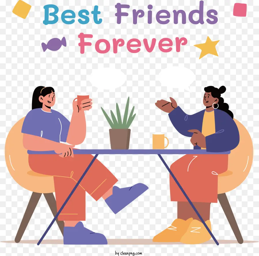 Melhores Amigos Para Sempre，Dia Da Amizade PNG