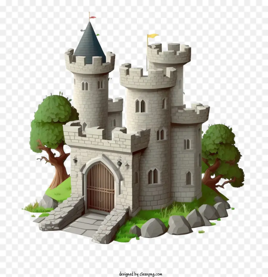Retro Do Castelo，Castelo Medieval PNG
