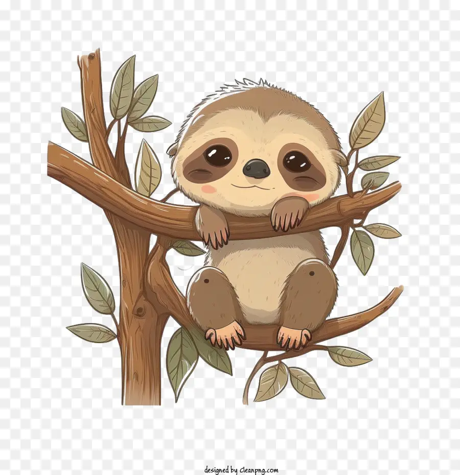 Sloth De Quadrinhos，Bonito Preguiça PNG